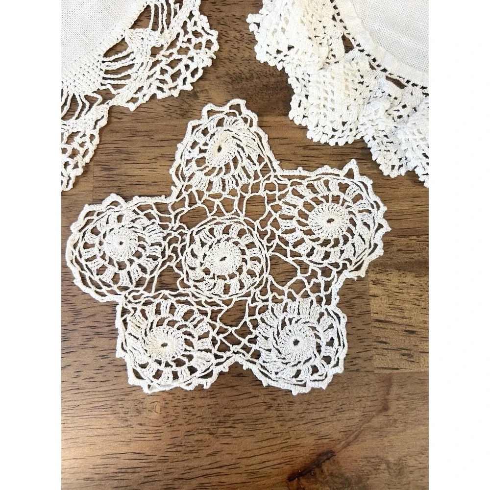 Vintage three doilies
